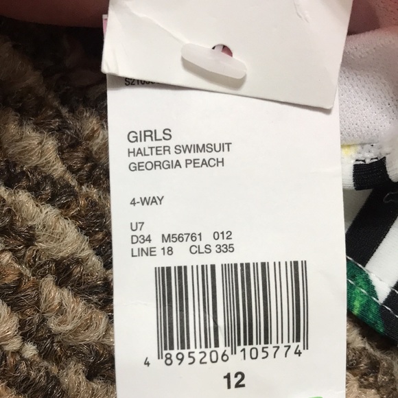 Joe Boxer Girls Halter Swimsuit - Picture 7 of 7